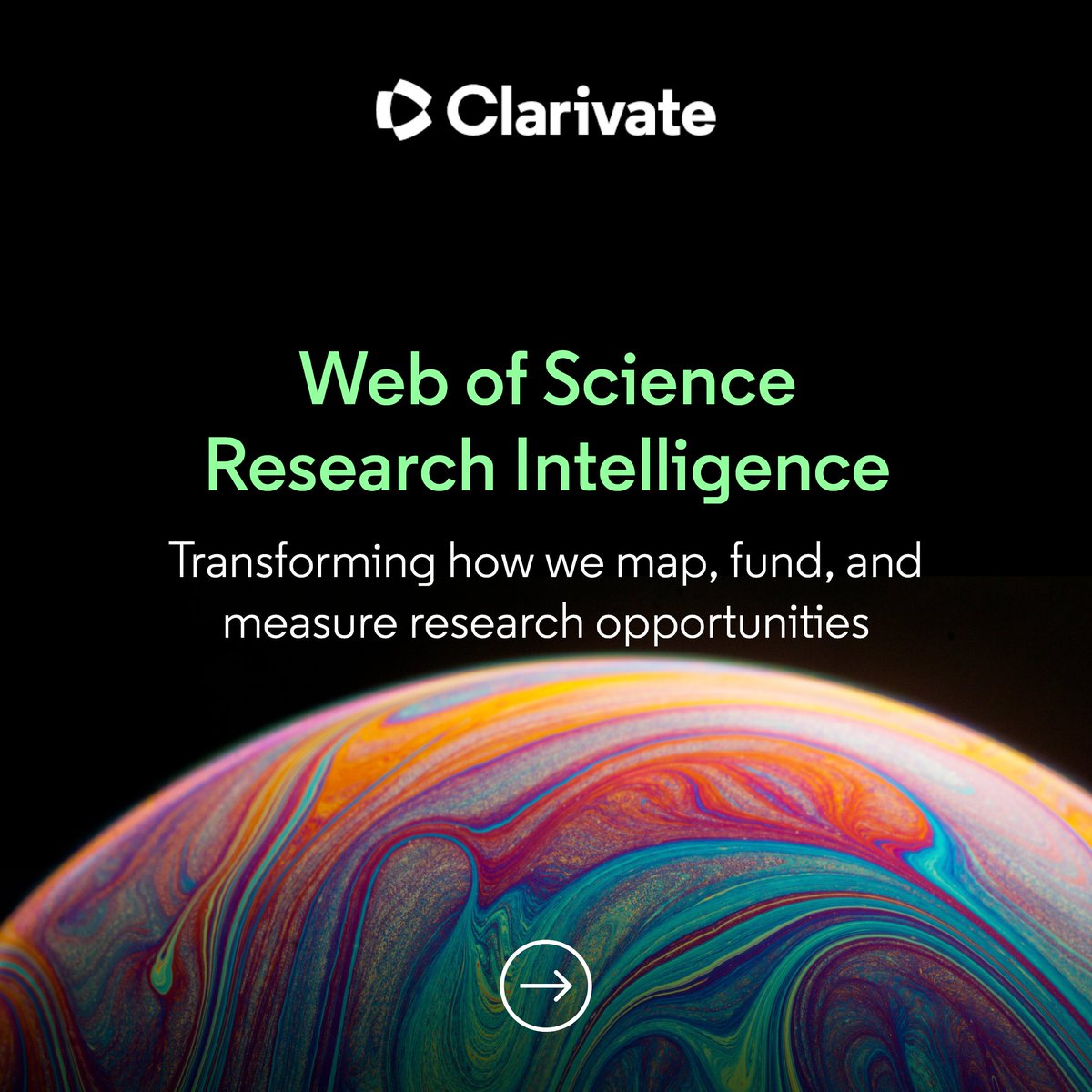 ClarivateAG's tweet photo. Web of Science Research Intelligence transforms how we map, fund, and measure research opportunities.
Discover the future of research impact: https://t.co/gum9z09SR5
#ResearchIntelligence #Innovation https://t.co/4HVQXOD5J8