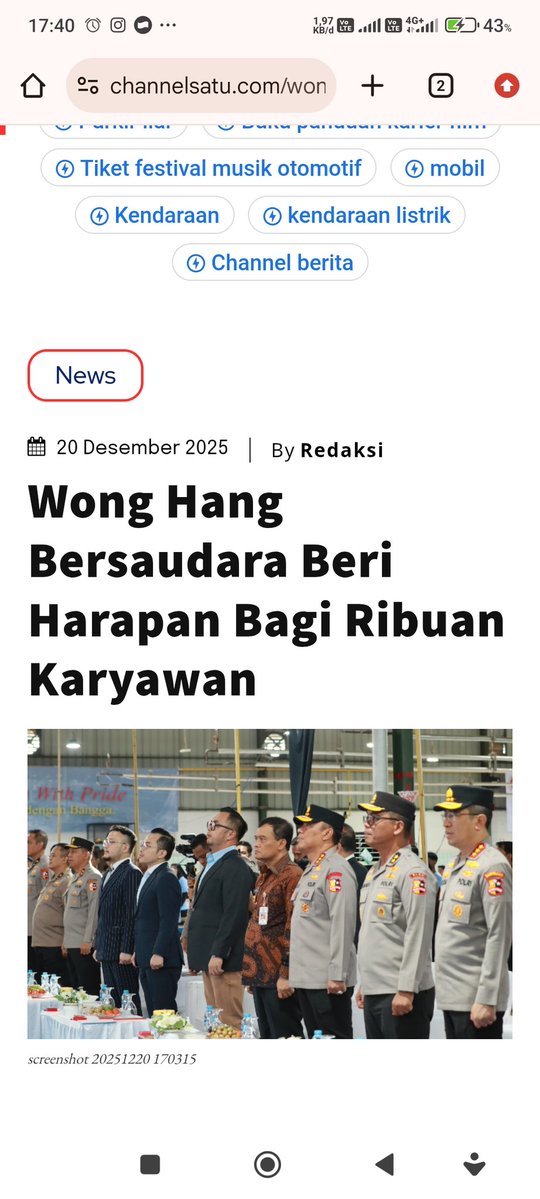 freecsia's tweet image. salut dengan langkah nyata dari Wong Hang Bersaudara untuk #MenjahitHarapanKembali sehingga bisa menata hidup agar lebih baik. optimis pasti bisa!

channelsatu.com/wong-hang-bers…