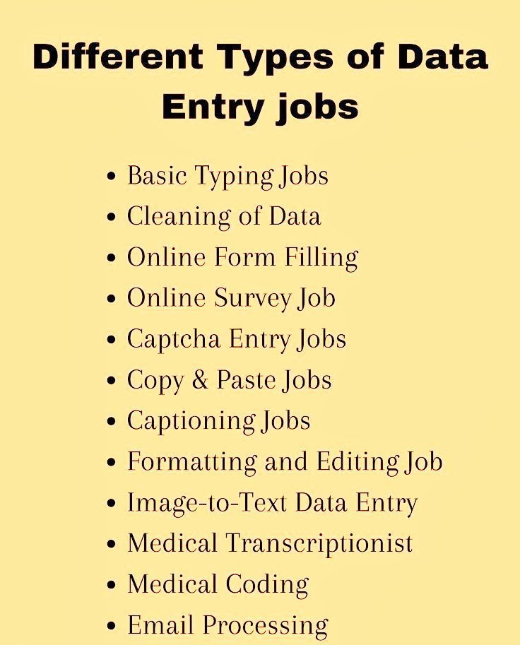 46 Websites that'll pay you $200/hr for data entry jobs:

I have prepared a list of 46 Websites that'll pay you $45/hr for data entry jobs With Just a Smartphone or Laptop and Internet.

For absolutely FREE:

To get it:

1. Follow Me so i can DM you
2. Like and Retweet
3. Reply