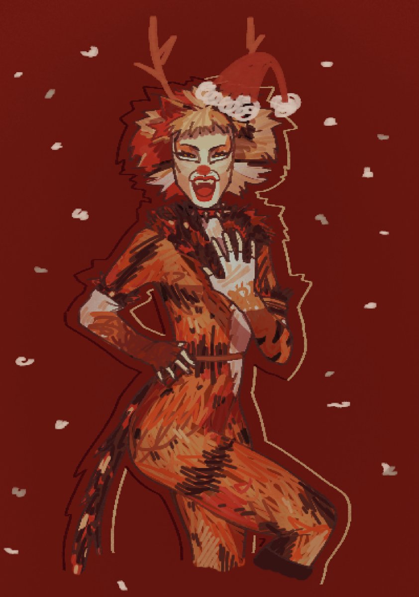 lesbiansouhiyor's tweet image. merry christmas everybody 😄😄 #catsthemusical #bombalurina