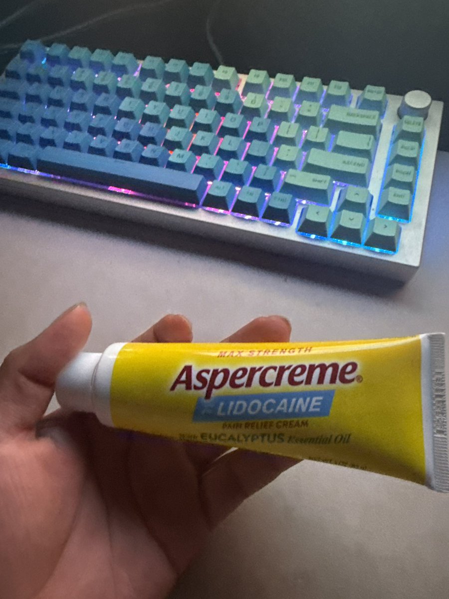 Took my well deserve break, feeling better now the cream came in clutch my hands never felt better