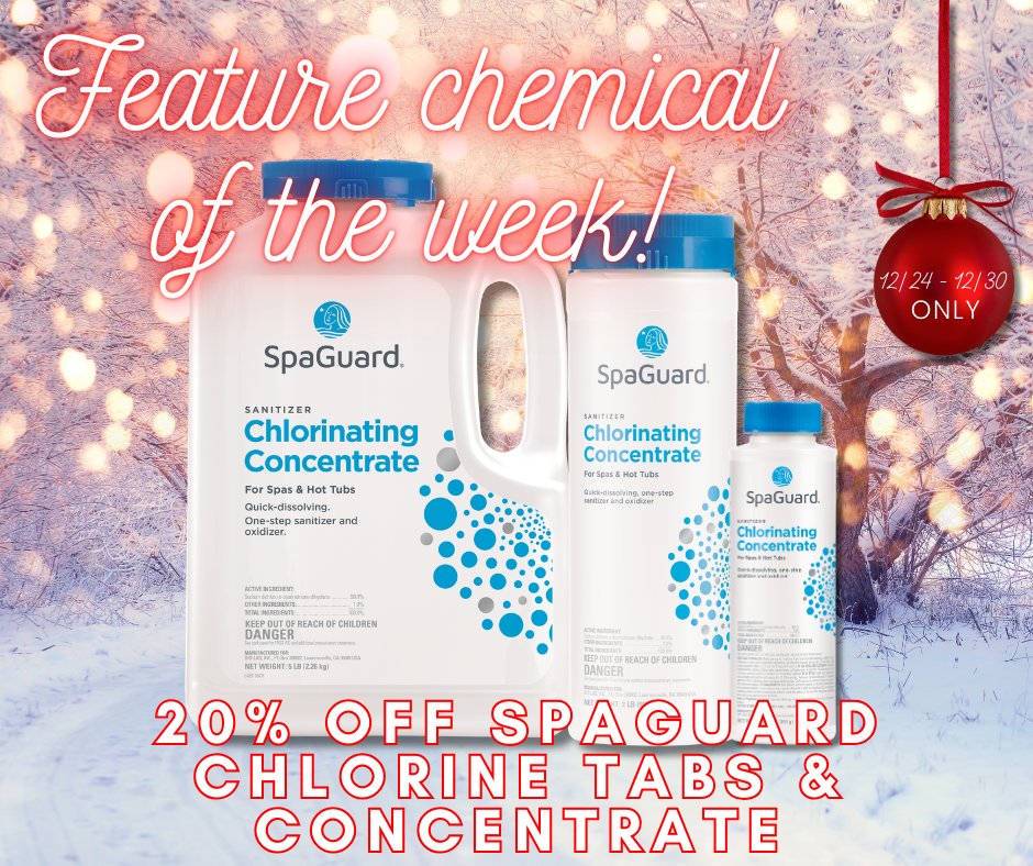 LeisurePoolJax's tweet image. 'Tis the Season to be Crystal Clear!
#SpaGuard #BioGuard