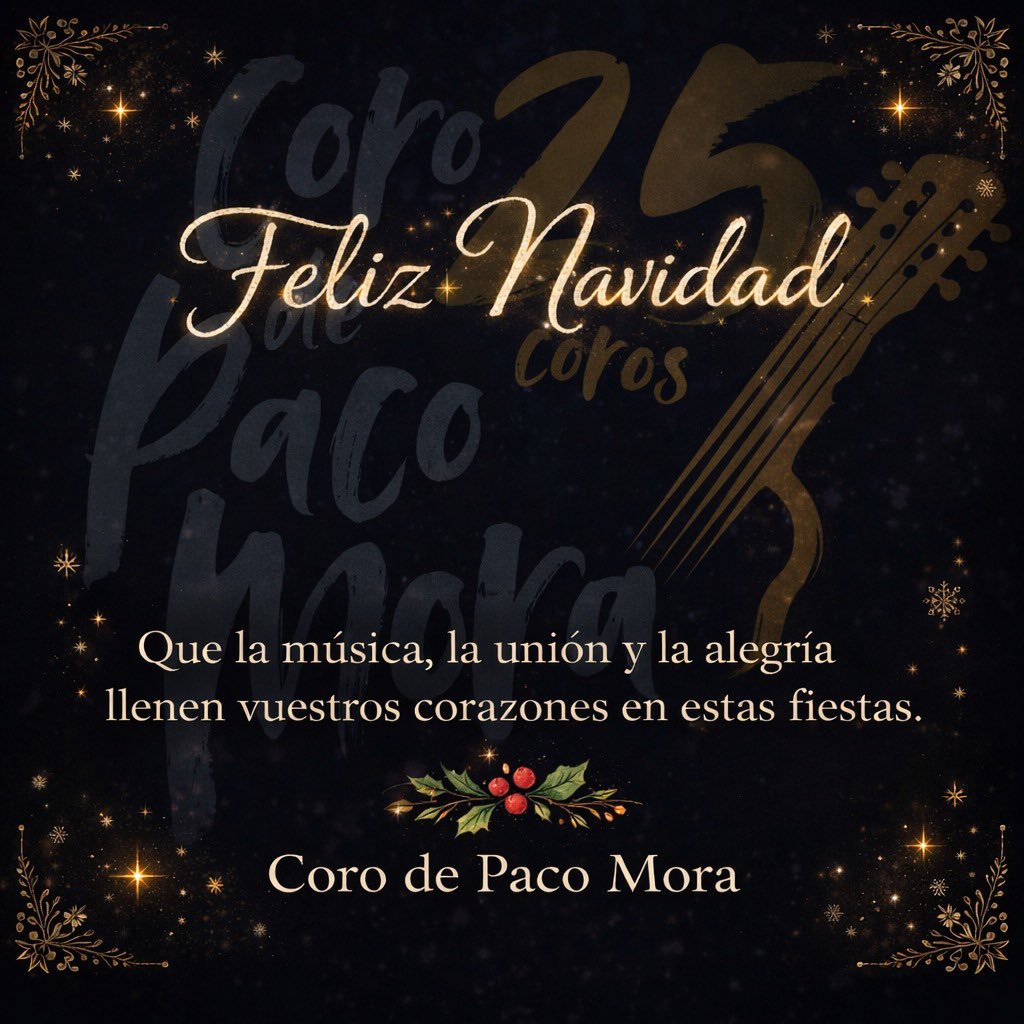Coro_Paco_MMora's tweet photo. Felices fiestas 💫🎄 https://t.co/TNYSpvwYEf