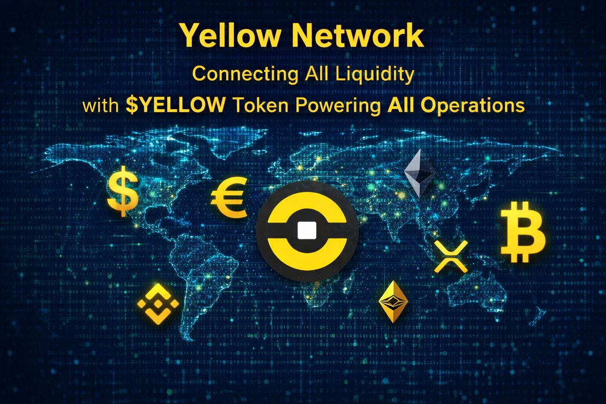 🟡Yellow Network is connecting all liquidity across web3; and $YELLOW Token  is the fuel that makes every operation possible... 👉 Yellow Network will  make crypto great again! Join a unified future: @Yellow $