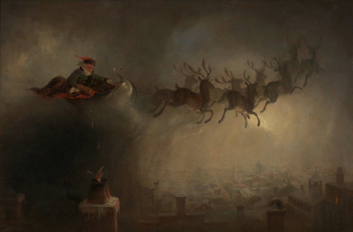 Santa Claus by William Holbrook Beard, 1862