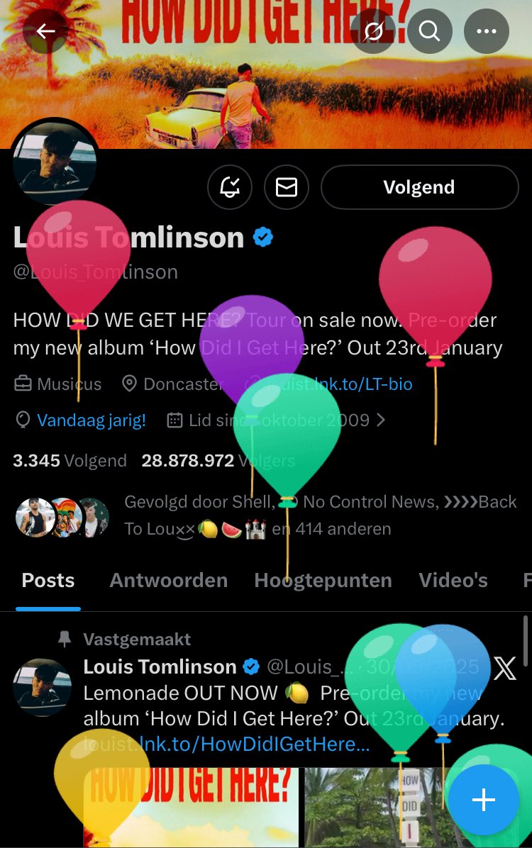 adbelder85's tweet photo. Happy Birthday to the most incredible musician and kindest beautiful soulπ
May next year bring you everything youβve ever dreamed of, cause you deserve the world and so much more π«Άπ»π
#LightsForLouis
#HappyBirthdayLouis #LookHowWeGotHere
#AlwaysOnYourSideLouis
#ProudOfLouis https://t.co/NLt16eXcEl