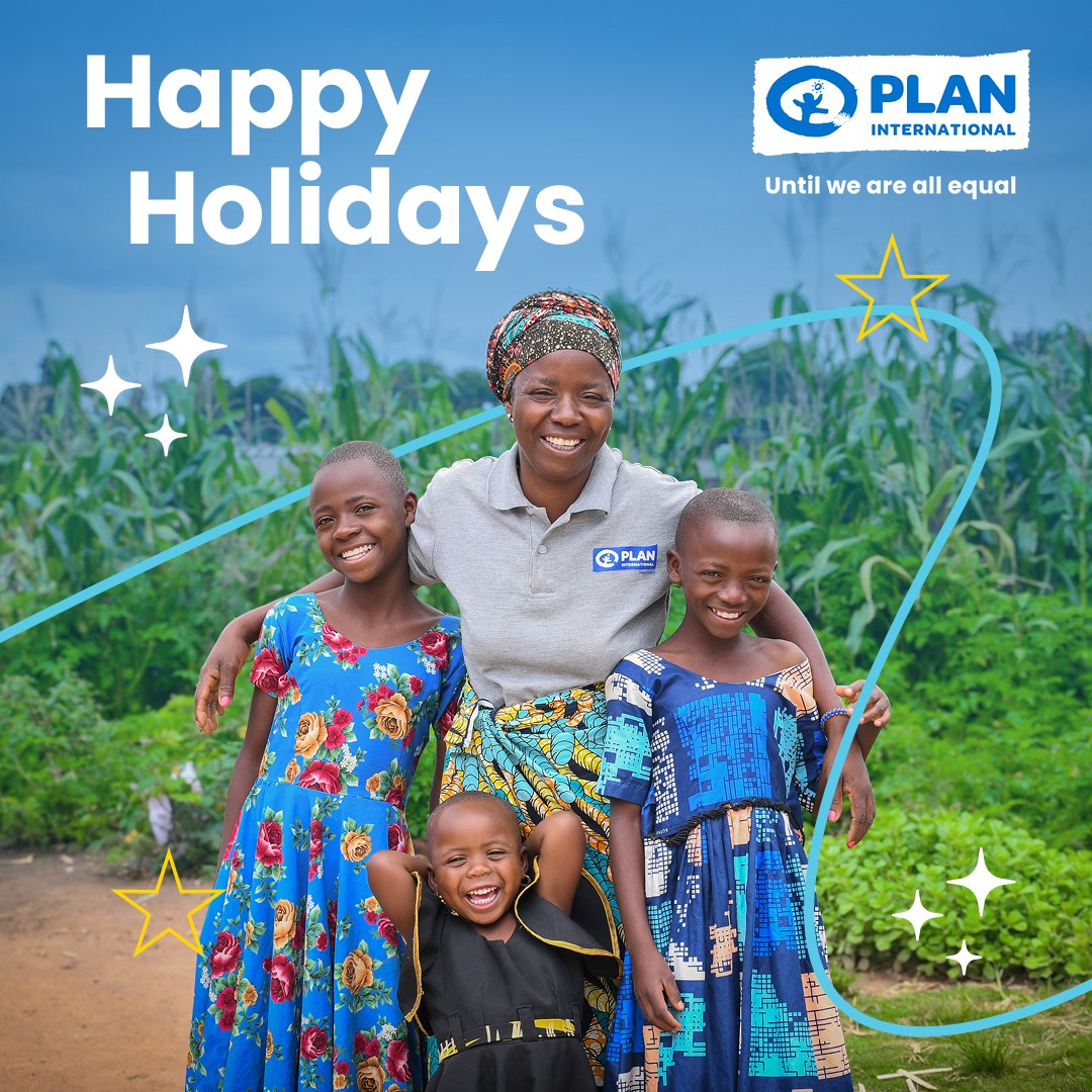 Happy Holidays from all of us at Plan International ✨

As 2026 approaches, we want to thank our incredible supporters, partners, and youth leaders around the world who have stood with us this year.