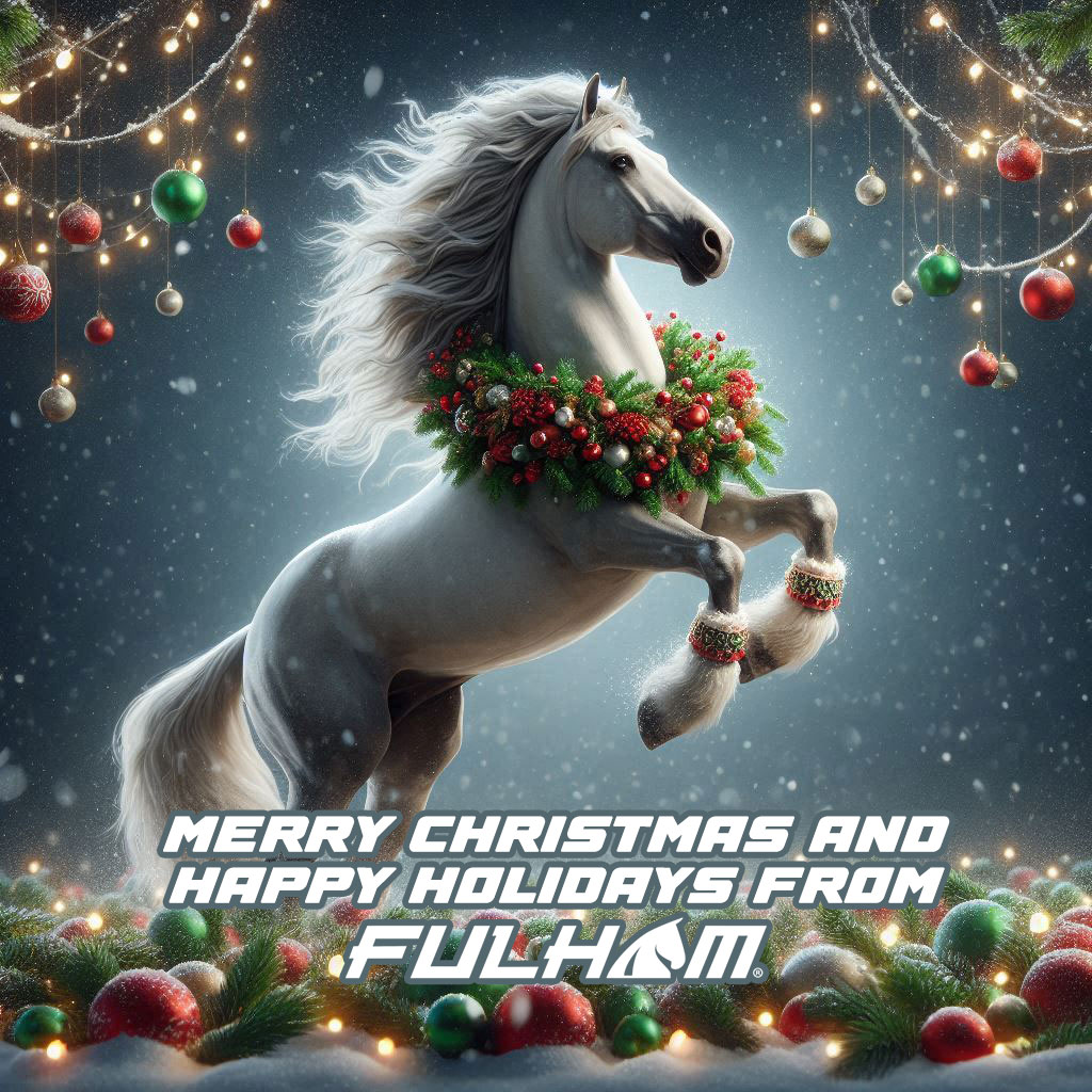 Merry Christmas &amp; Happy Holidays to all!  Fulham will be closed 12/24 &amp; 12/25... but back in the action later this week and next week to close the year out strong! Thank you and #HarnessTheHorsepower!