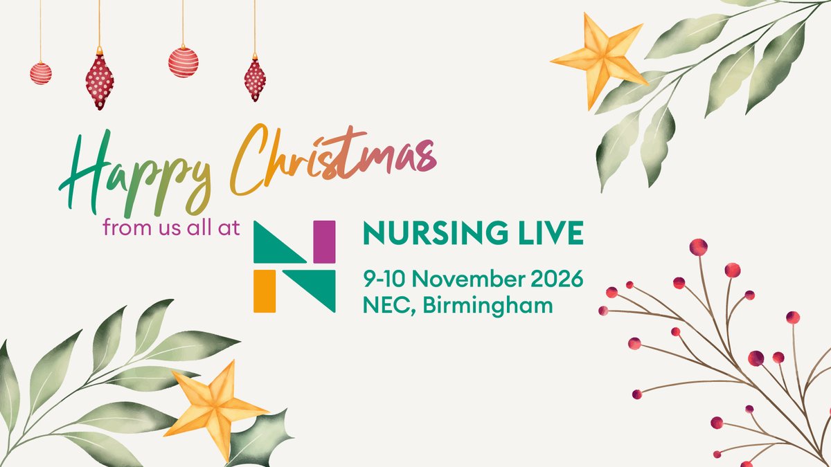 NursingLiveUK's tweet photo. Happy Christmas to you all! ✨

A re cap of Nursing Live 2025: https://t.co/adwUC6IAUf https://t.co/7zU7bUjCNw