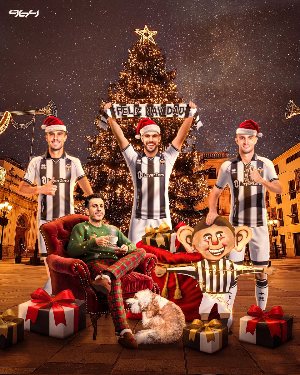 ⚪⚫ FELIZ NAVIDAD ORELLUTS!!🎄

#PPO #CDCastellon