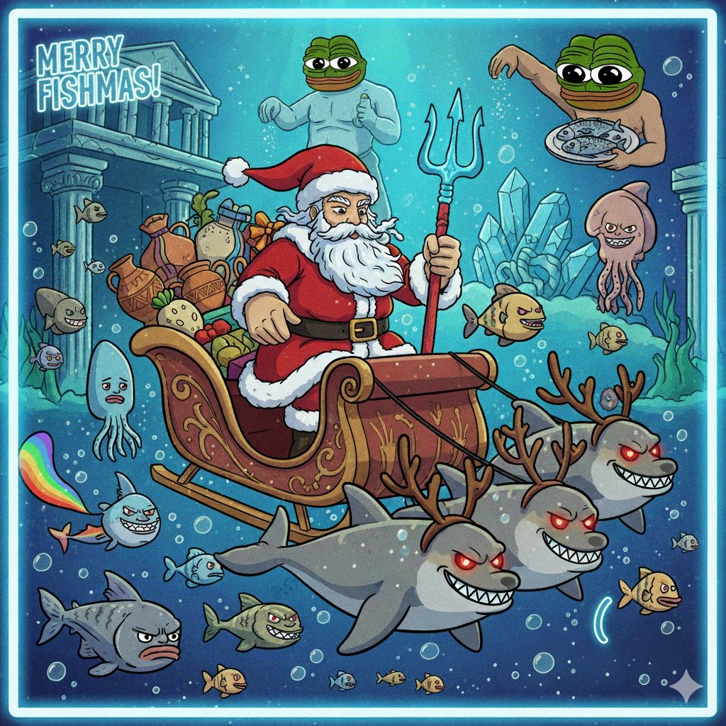 neptvne_'s tweet photo. Merry Fishmas 🔱 #MerrChristmas #FelizNavidad2025 #navidollars https://t.co/8Cf26q136F