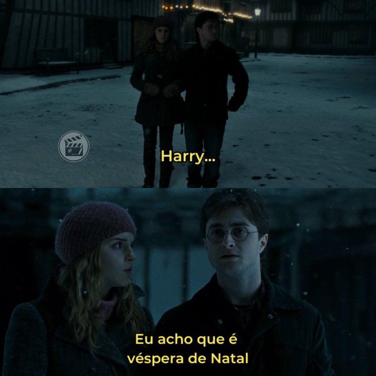 tvseriebr's tweet photo. Hoje é véspera de Natal e dia de relembrar essa cena de "Harry Potter" 🎄
"Harry..., Eu acho que é véspera de natal" https://t.co/smwvCSkZYJ