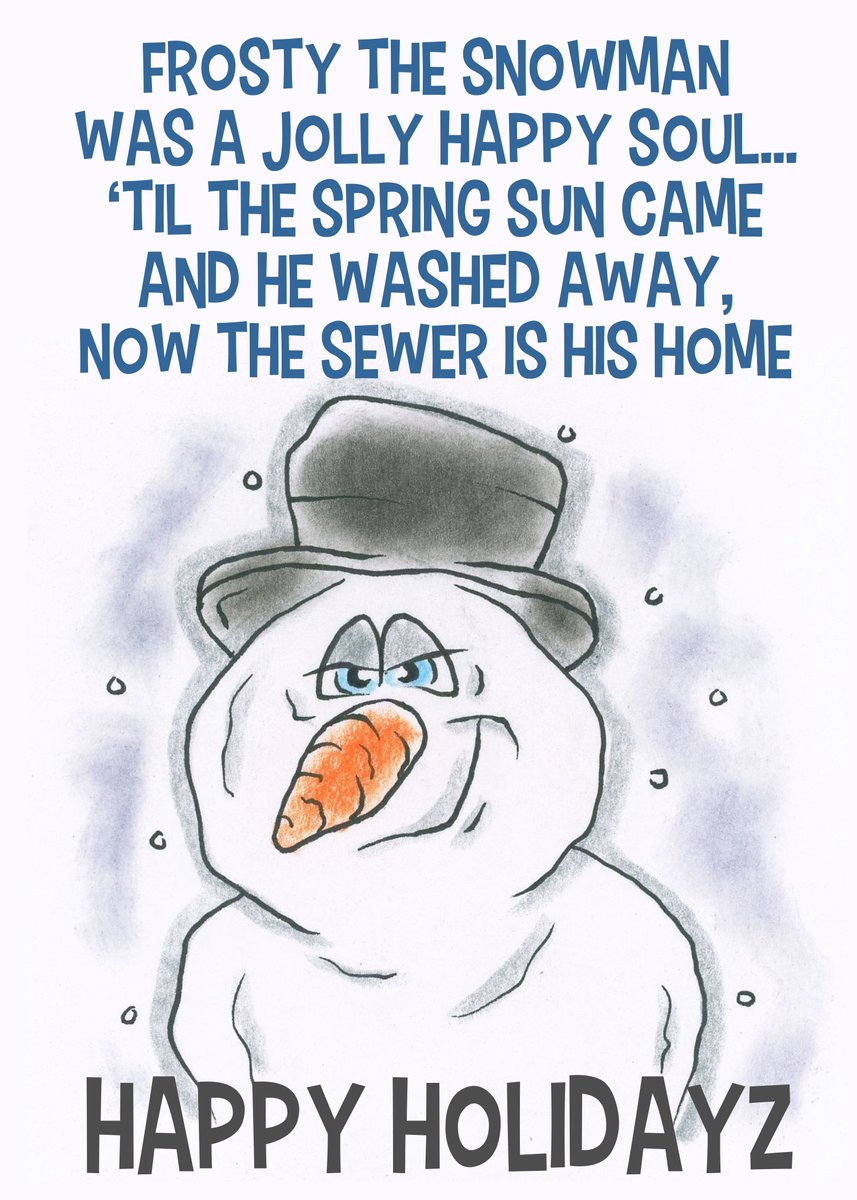_scottclarke's tweet image. from my 2025 Holiday Greeting Card set... #holidayhumor #christmascards #scottclarke