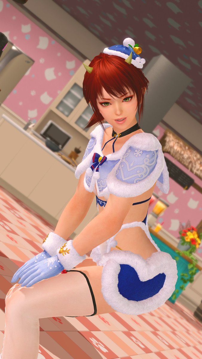 クリスマスイヴなのじゃ
チキンとケーキは用意できたか？
#DOAXVV #カンナ #Kanna