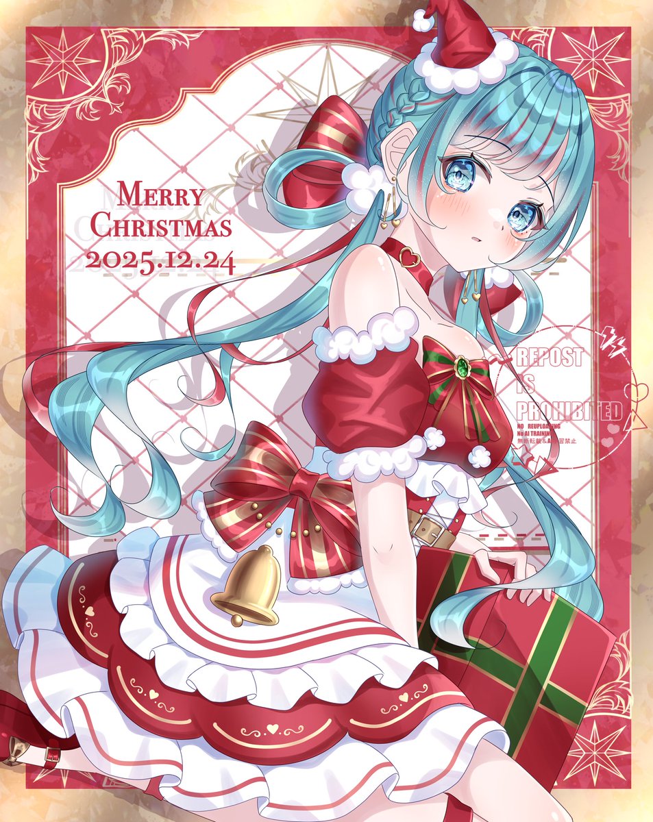 ·̩͙꒰ঌ🎄 Merry Christmas 🎄໒꒱·̩͙

#クリスマス #oc #Christmas2025