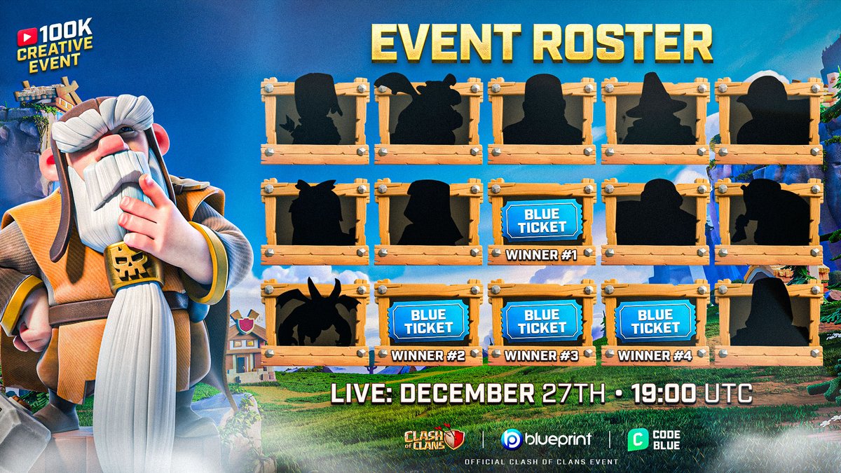 Blueprint CoC | Code BLUE tweet media