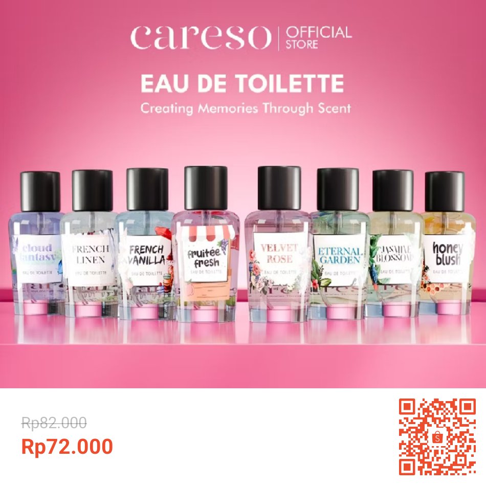 AjulSenjul's tweet photo. ‼️DISKON‼️ 
Parfum Careso mulai 70 ribuan aja ⇣⇣
 #Infodiskon
 #Shopeevideo 

🛒https://t.co/66a0pn2bBk https://t.co/3TmuvbrERf