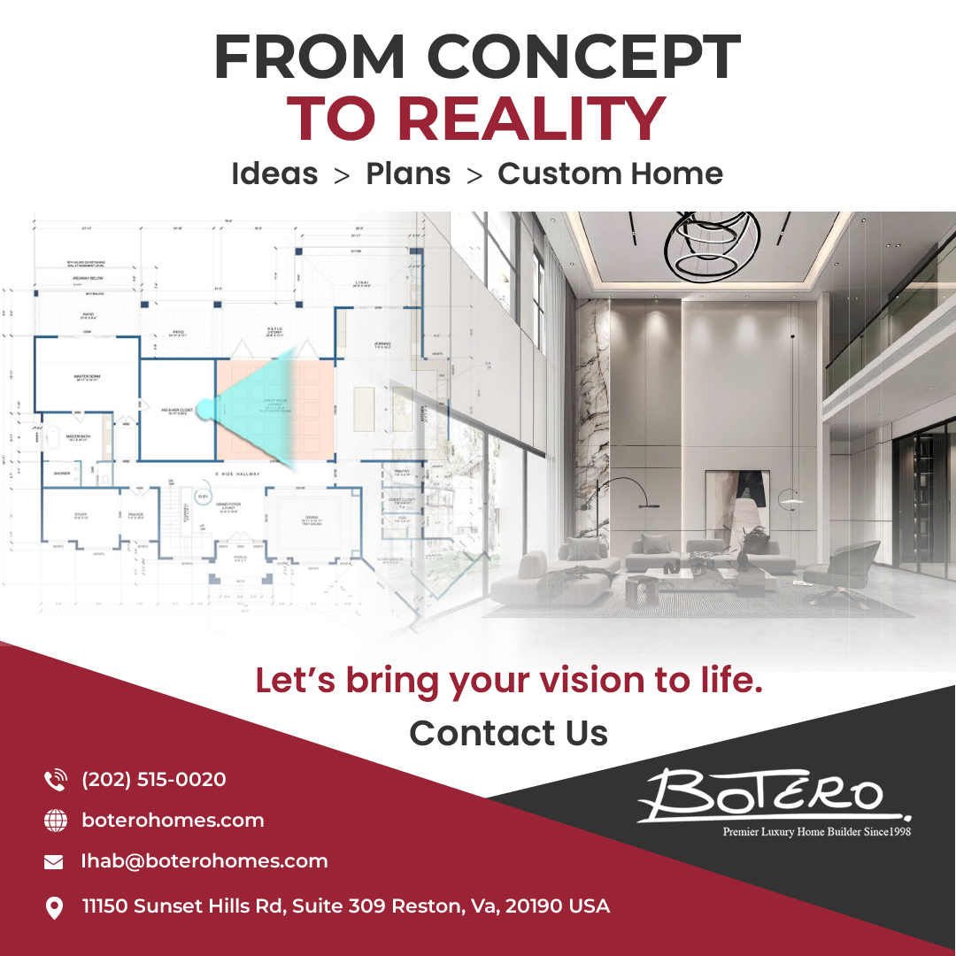 BoteroHomes's tweet photo. From Concept to Reality – The Botero Homes Design Journey

Every dream home starts with an idea. At Botero Homes, we turn your vision into a truly custom home—designed and built just for you.

#DreamHomeDesign #CustomHomeBuilder #LuxuryHomesVA #BoteroHomes #VisionToReality https://t.co/UlDHLv3IGC