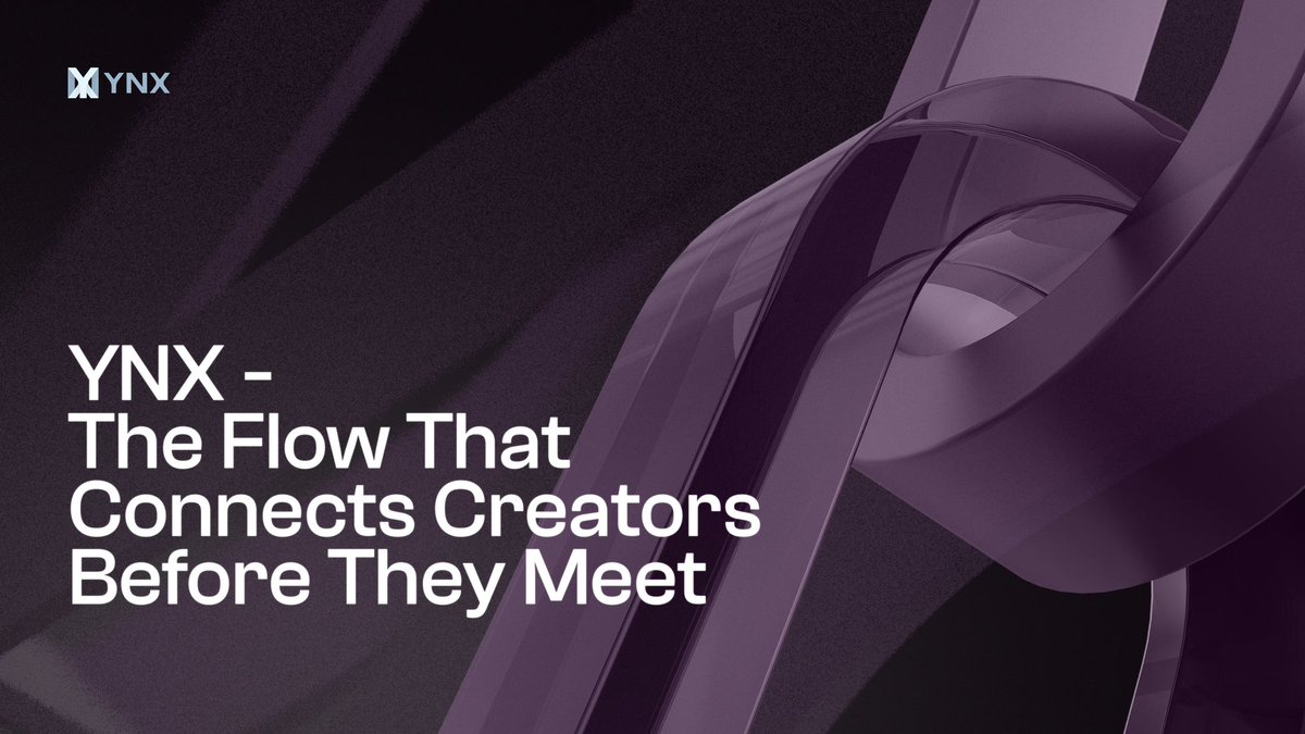 Energy doesn’t wait for permission; it flows. That’s what I am, a movement that connects creators before they even meet.

#YNX