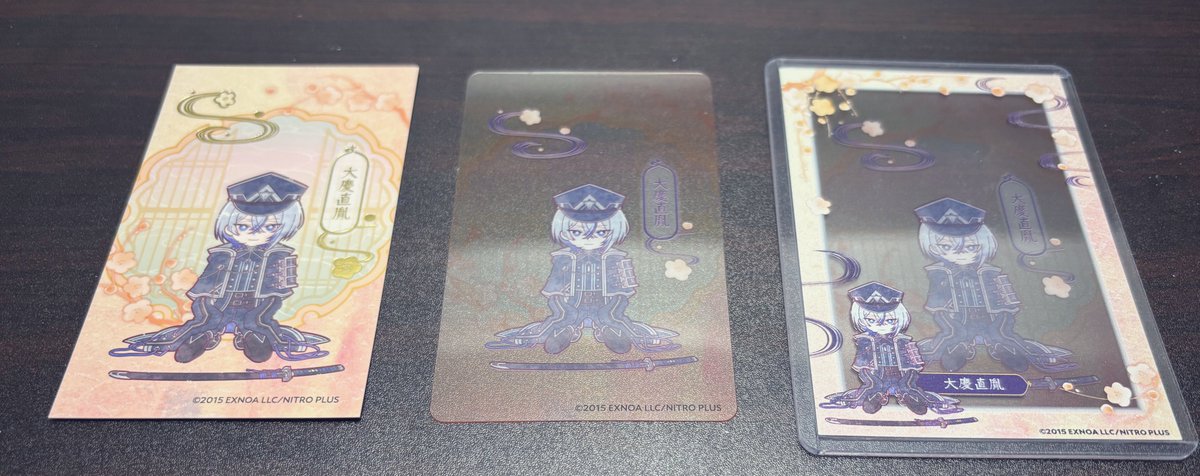 アニカフェさんのクリアカード、こんな感じです。 かわいい