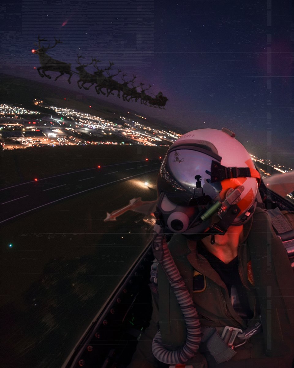 Santa just requested priority landing… guess he’s on a tight schedule today! 🎅