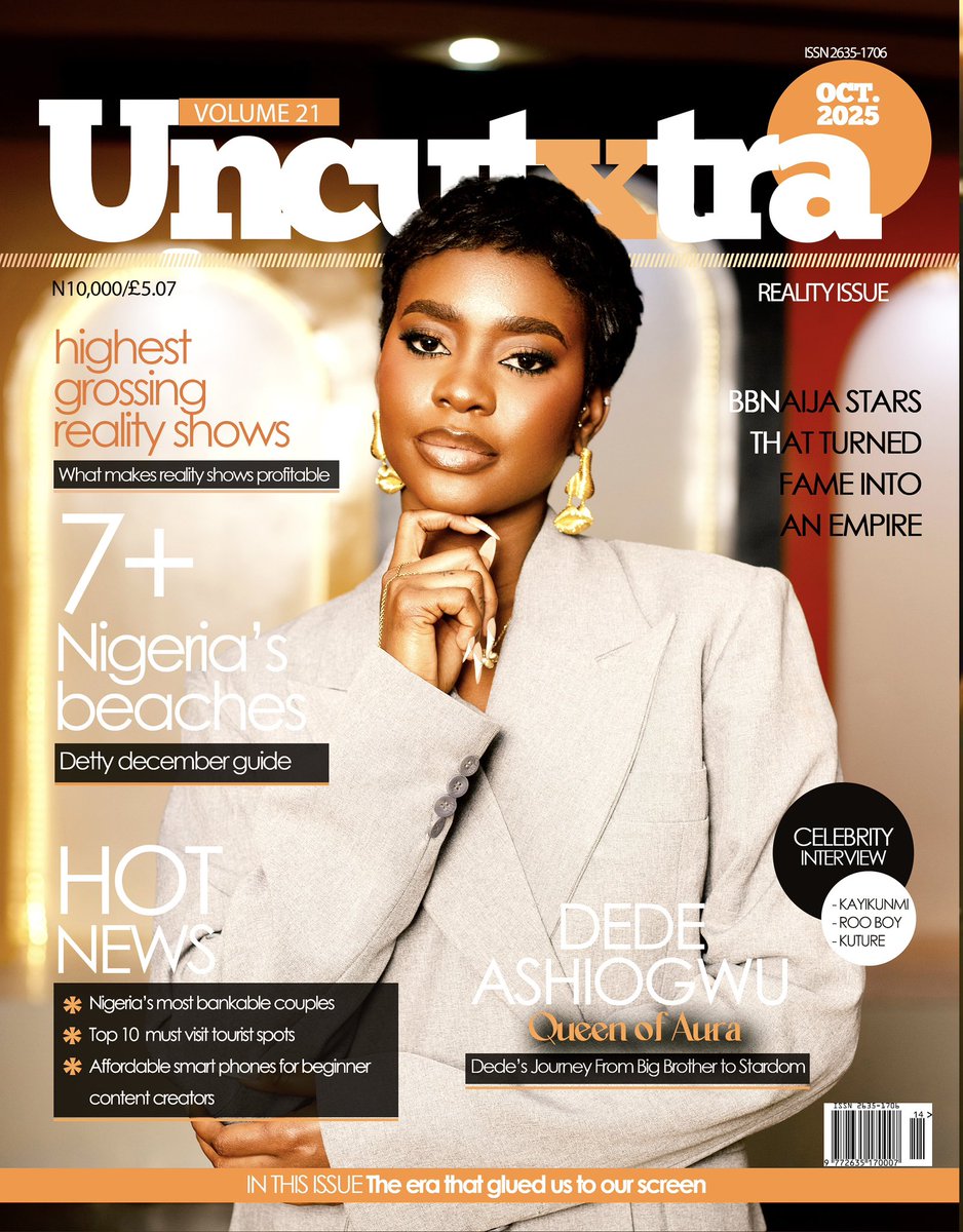 Honored to be featured as the cover star for Uncut Magazine’s 21st Edition. Grateful for this opportunity and excited to share this milestone. ✨