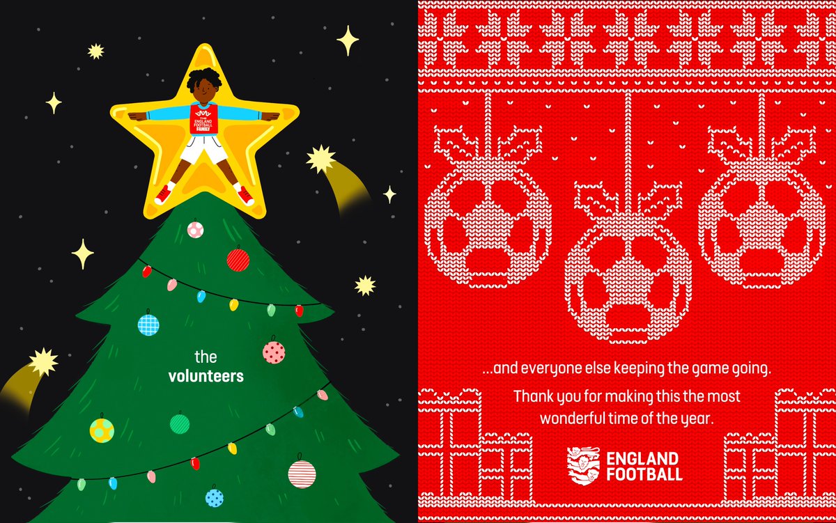 From everyone at England Football, we wish you a very Merry Christmas 🎄