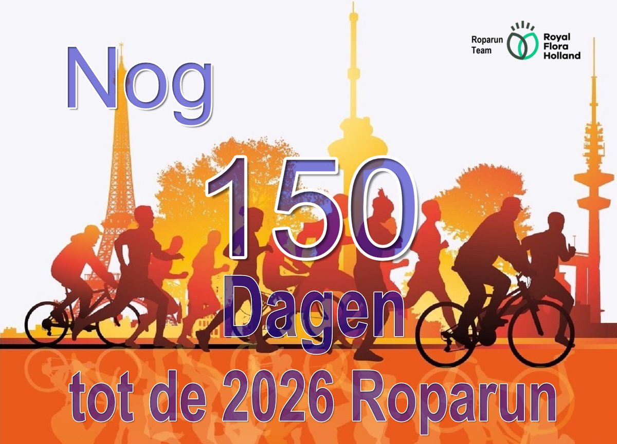 #roparun2026
#derunophetleven
#royalfloraholland
#palliatievezorg
#RRteam97