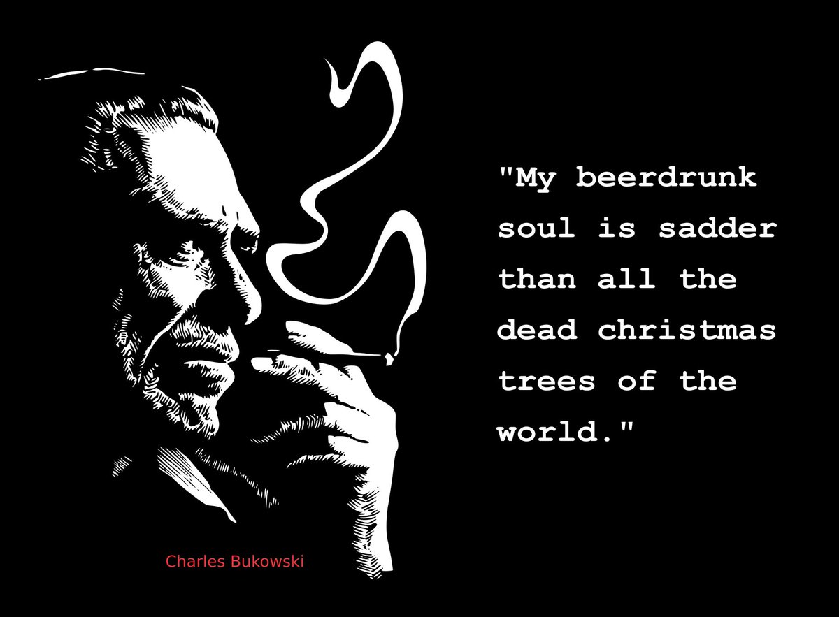 There is a gritty beauty in Bukowski’s honesty. Sometimes the soul just feels like that: like a dead Christmas tree forgotten on the sidewalk. 
<a href="/Bukowskiquot/">Charles Bukowski Legacy</a>