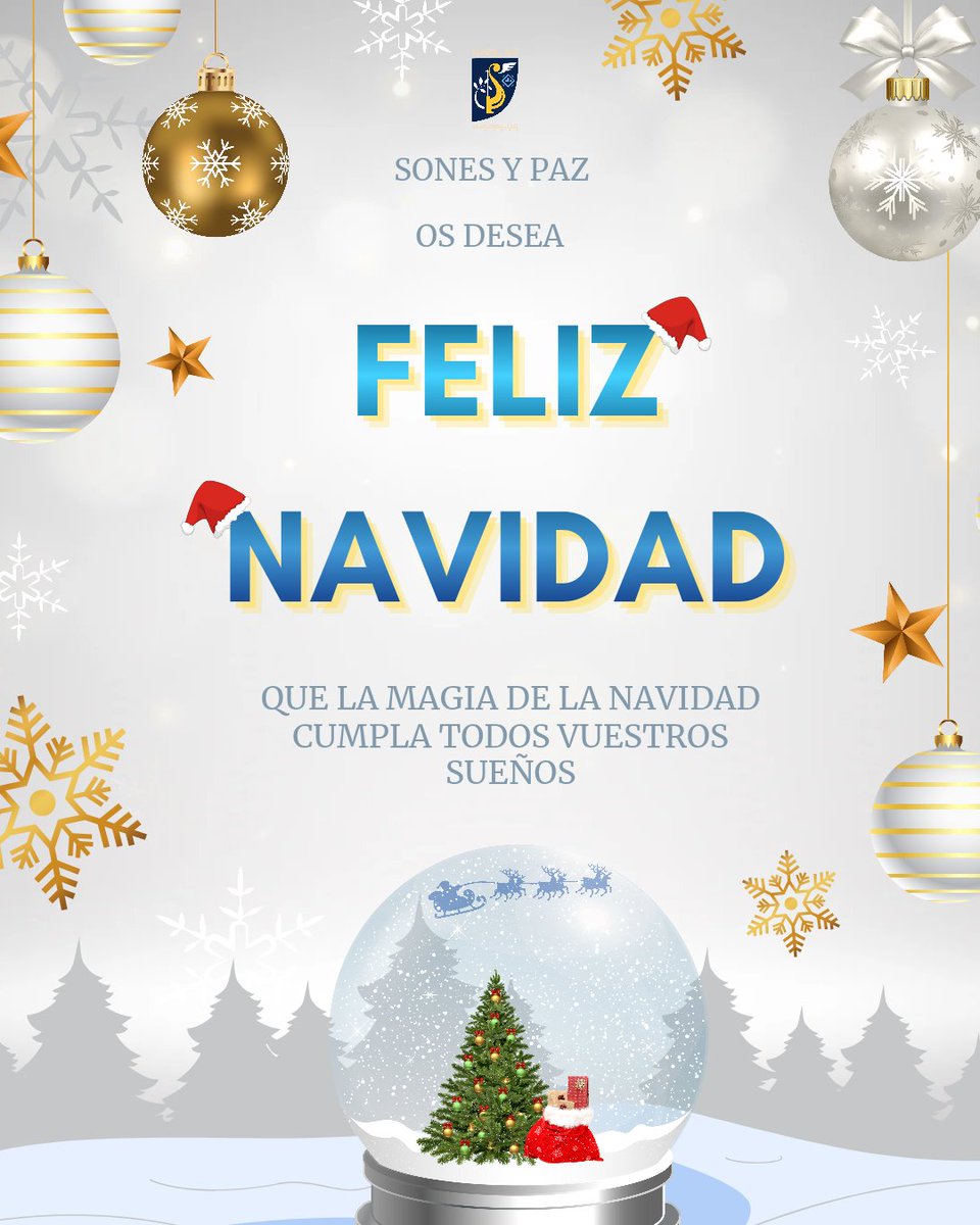 🌠 | 𝐅𝐞𝐥𝐢𝐳 𝐍𝐚𝐯𝐢𝐝𝐚𝐝

Desde nuestra asociación musical os deseamos una Feliz Navidad. Brindemos para que estas fiestas suenen a hogar, a reencuentros y a melodías compartidas con quienes más queremos 🎶

🎄¡Feliz Navidad!

#SuenaSonesyPaz 🎼🕊️ #BMSyP  #SonesEnNavidad