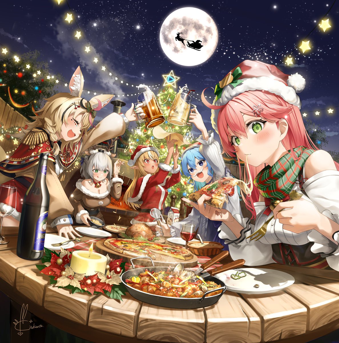 kito_koruta's tweet image. Merry Christmas！！🎄🍕