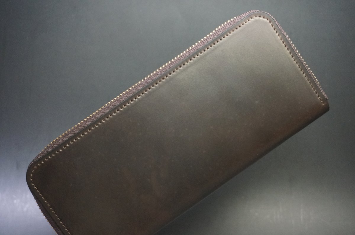 塩原レザー　ホーウィンシェルコードバン×セドウィックブライドルレザー　超美品 Here we go！ 新たにホーウィン社製シェルコードバンを使用した