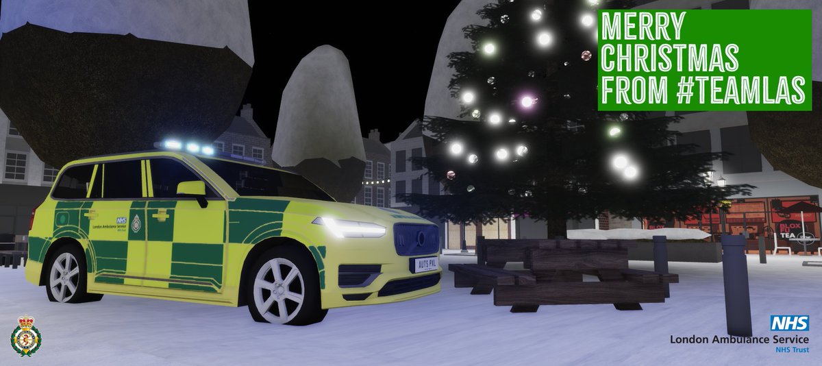 ☃️ The London Ambulance Service would like to wish everyone a very Merry Christmas and Happy Holidays!

🚑 Our staff will continue to respond to calls throughout the festive season as we head towards the new year.