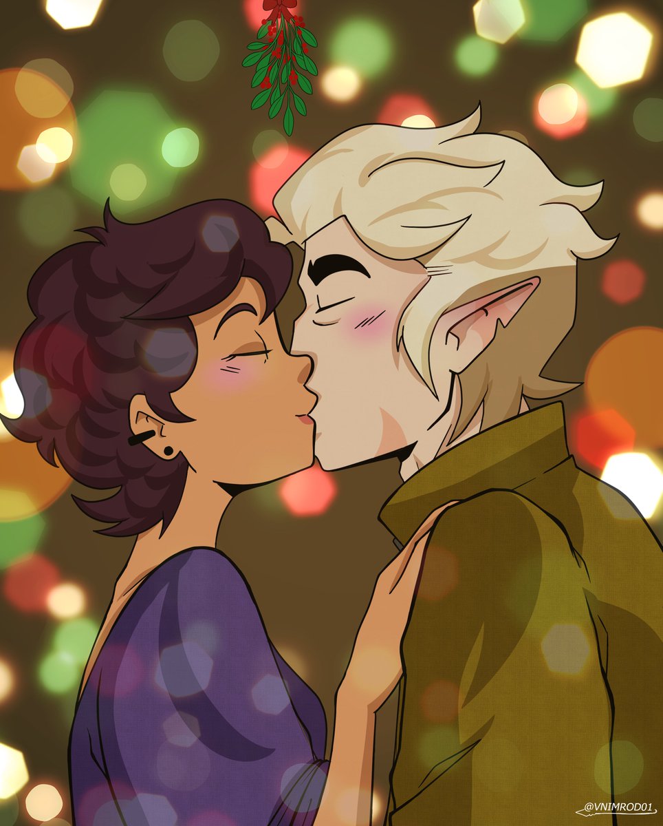 Chicos feliz navidad y prospero año nuevo pásenla bien en esta noche 🎄🎉  #Lunter #luzxhunter #toh #theowlhousefanart #huntceda #goldenligth  #luznoceda #huntertoh, image size:964x1200