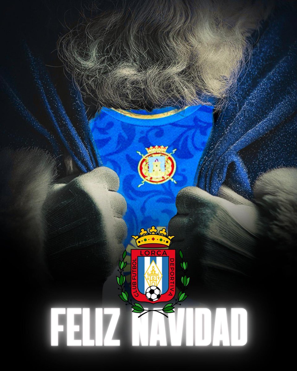 🎄✨ Desde el CF Lorca Deportiva queremos desearos una Feliz Navidad y unas felices fiestas.

Gracias a toda la afición y a cada persona que nos ha acompañado durante este 2025.

Seguimos juntos, más fuertes que nunca.

Recuerden, disfruten del proceso y SÓLO Y SIEMPRE LORCA