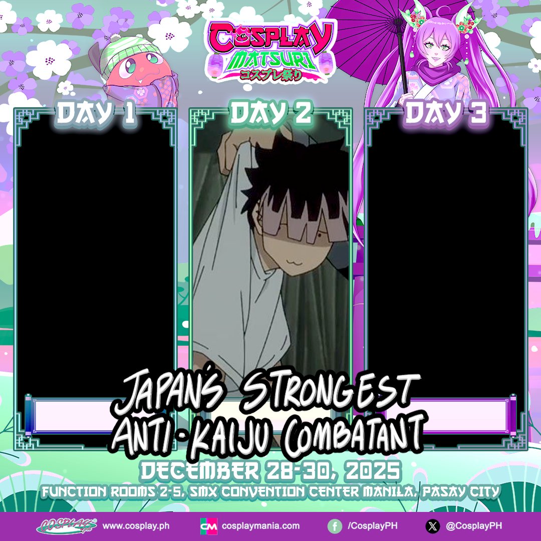 "I need you to lend me some money..."

Egg on the loose?! I'll be attending Cosplay Matsuri Day 2 as Japan's Strongest Anti-Kaiju Combatant, First Division Captain, Star of Ariake, Gen Narumi (˶˃ ᵕ ˂˶) .ᐟ.ᐟ
#CosplayMatsuri2025