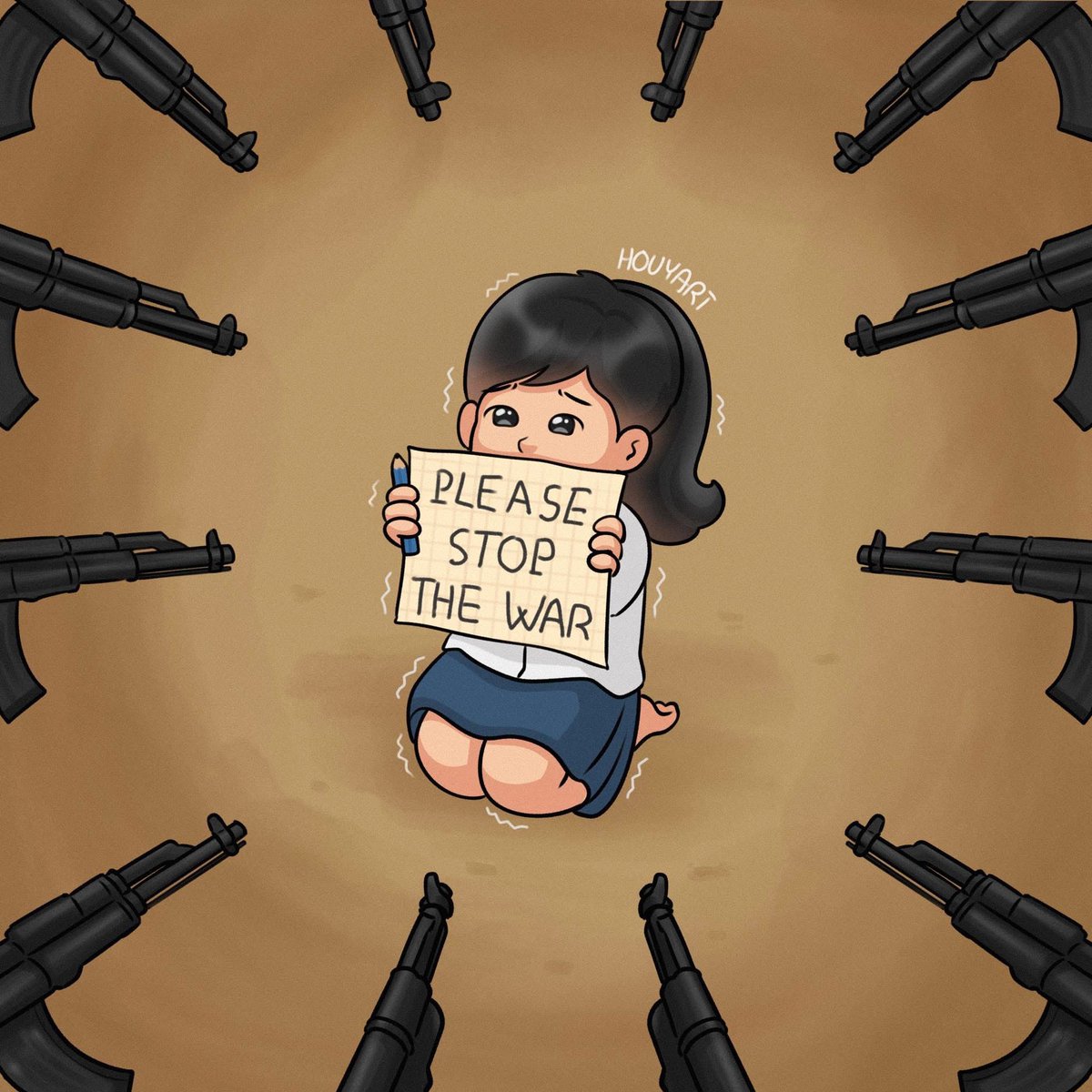 Jupiter_zky's tweet photo. Please stop inventing reasons to attack us. innocent people are suffering. we don’t want war. 🇰🇭 
Credit Houyart https://t.co/nKSJTcekPG