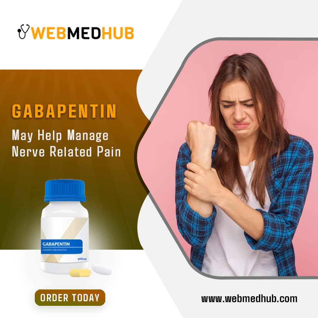 Nerve-related pain can interfere with daily comfort — some people consider Gabapentin as part of their care.
If you’re looking to buy Gabapentin online, visit webmedhub.com

⚠️ For informational purposes only. Not medical advice.
#NervePainRelief #Gabapentin #WebMedHub