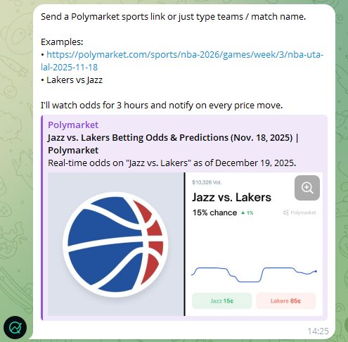 polyquant_labs's tweet image. How do we always get the best odds?

At polyquant bot, we keep track of the matches that interest us. we understand in advance which team we want to predict. but every hundredth of the coefficient is our potential profit.

We have been monitoring the market for several hours…