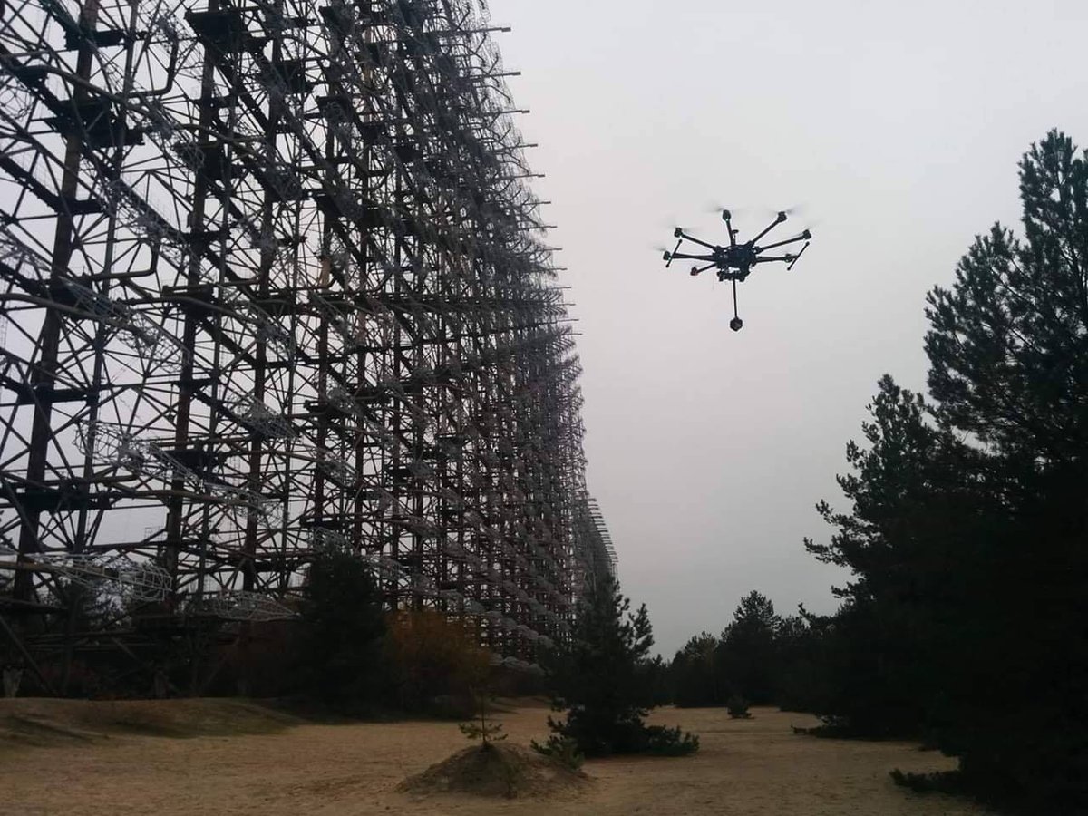 IakovenkoVal's tweet photo. Drones where humans can’t go.

Our team has worked for months inside the Chornobyl Exclusion Zone—near Reactor No.4—handling 3D modeling, radiation mapping, and structural monitoring.

This is the real purpose of robotics: operating in high-risk environments and protecting human lives.
