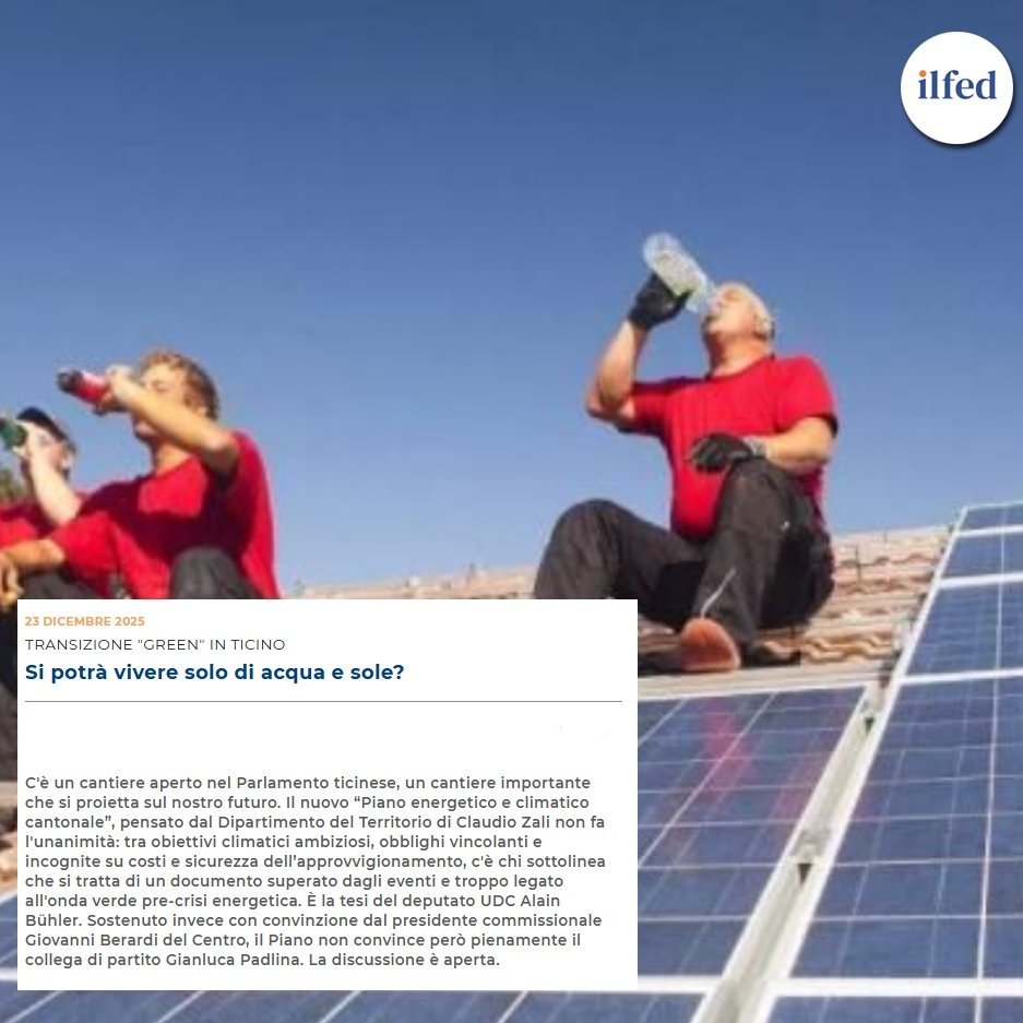 ilfed_ch's tweet image. Sguardo su un dossier che occuperà la politica ticinese nel 2026

Iscriviti in prova
ilfederalista.ch/si-potra-viver…