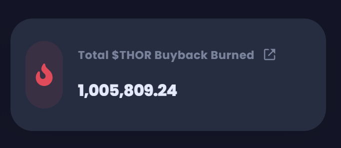 Ask and $THOR Santa shall deliver - Over 1 MILLION $THOR Buyback and Burned! 🔥

Merry Christmas everyone! 🎄🎅 Don't forget about our festive treasure hunt! Details: x.com/THORSwap/statu…