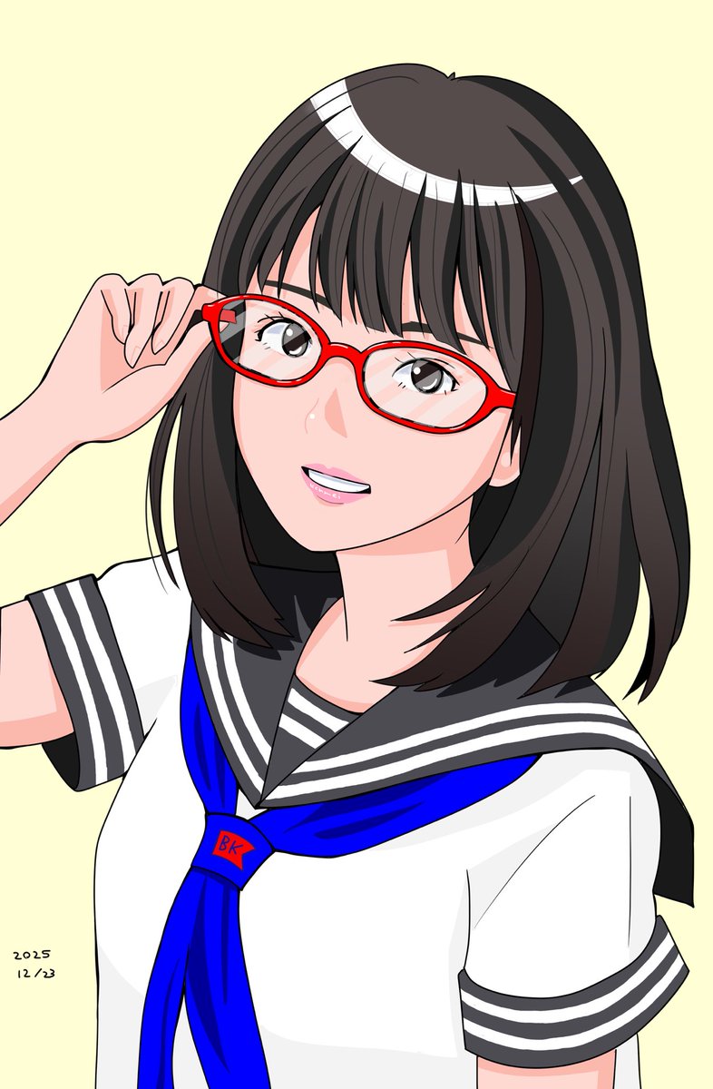 BKenmei's tweet photo. お気づき頂けただろうか。昨日の投稿マユゲ忘れてました、、。 https://t.co/e0KZ3AdrmD