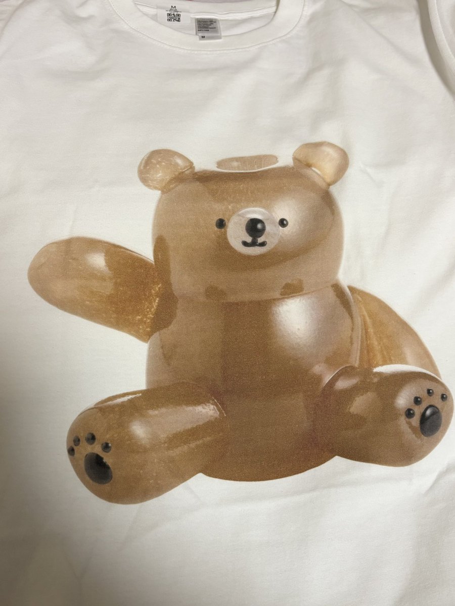Tシャツ届いた…🧸！！！ 印刷いい感じでした🧸✨