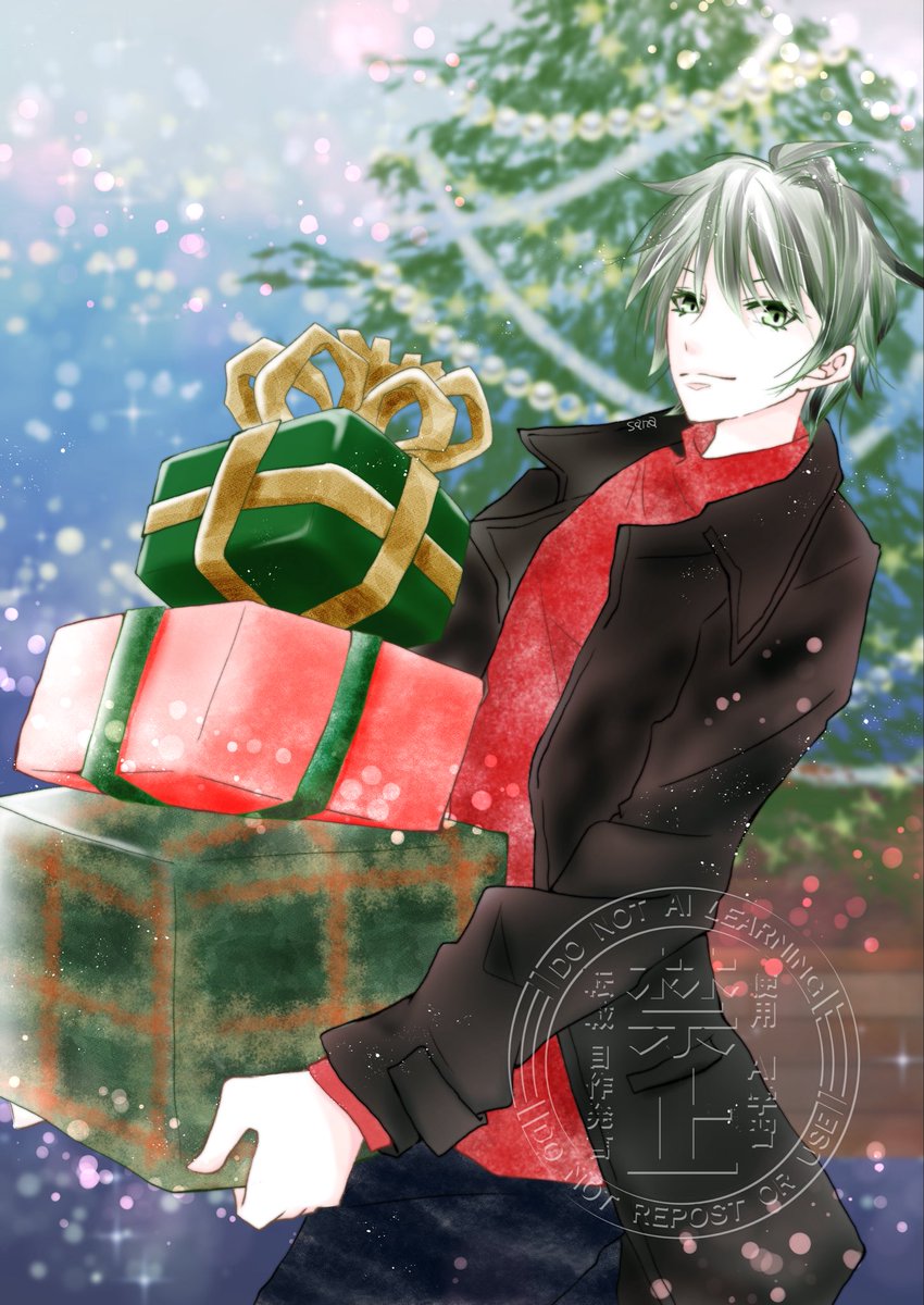 snmr3rd's tweet photo. きみだけのサンタ、始動。

#クリスマスイラスト
#創作男子 https://t.co/trbxks7exp