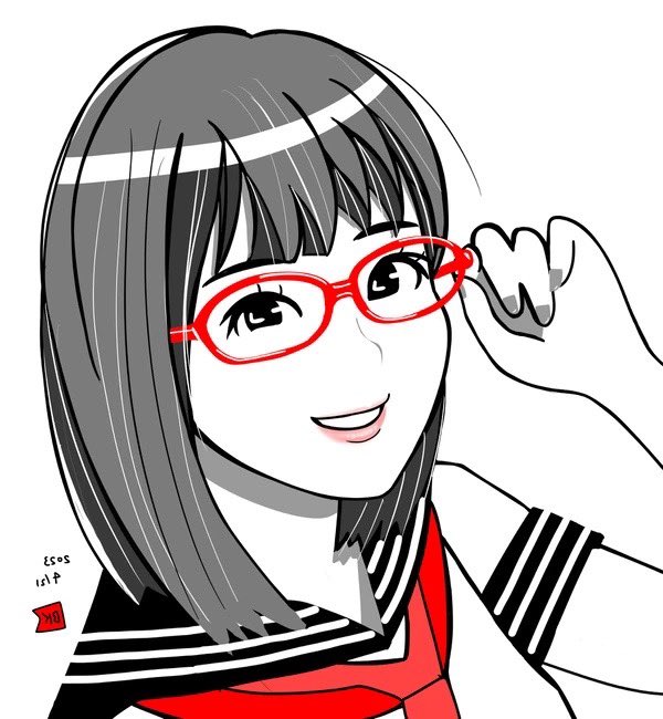 BKenmei's tweet photo. ちなみに過去絵とAI先生のお手本。 https://t.co/4TC1bYunQt