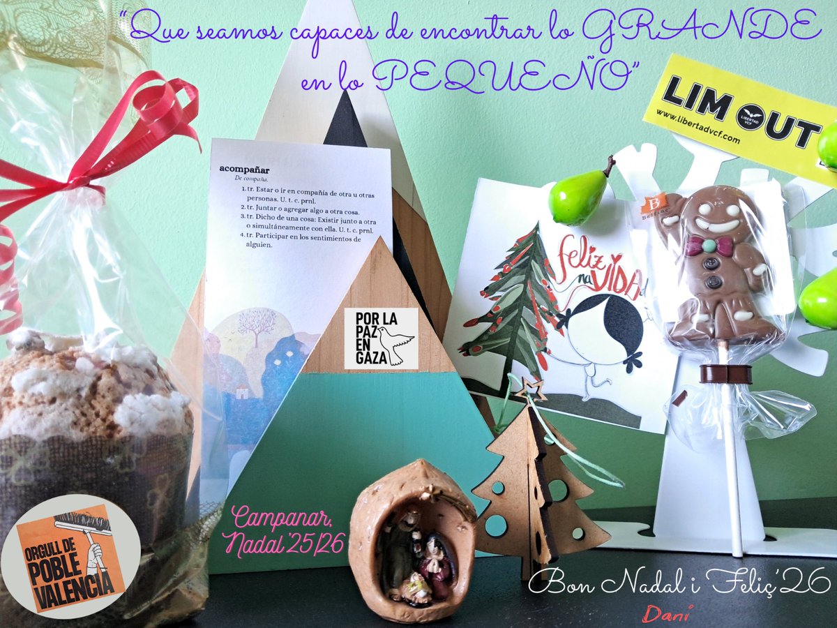 Para l@s que están cerca, para l@s que están lejos... Des de Campanar..., Bon Nadal i Feliç 2026! Merry Christmas and happy 2026! Feliz Navidad y próspero 2026!