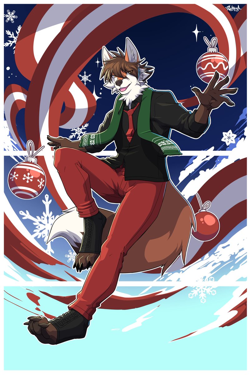 PascalLeRenard's tweet image. Merry FoxMass-eve!

A beautiful last second holiday YCH by @siekfried 

Hope you all have a wonderful season and get many foxes under your trees ^w^