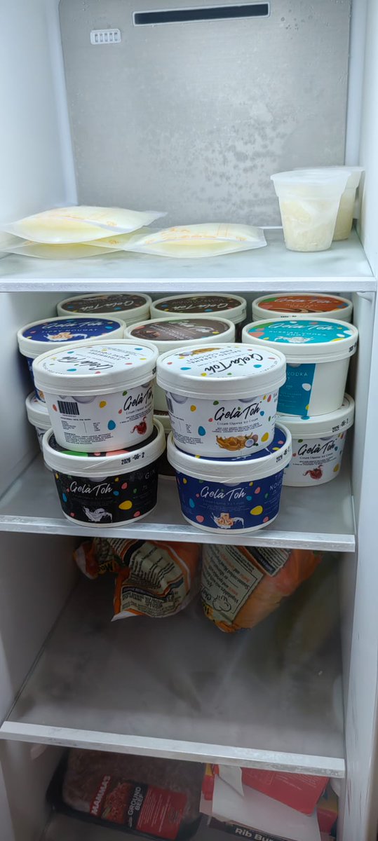 Christmas is sweeter when the home freezer is stocked with GELATOH 🎄🍨
He bought 13 and got 3 extra.