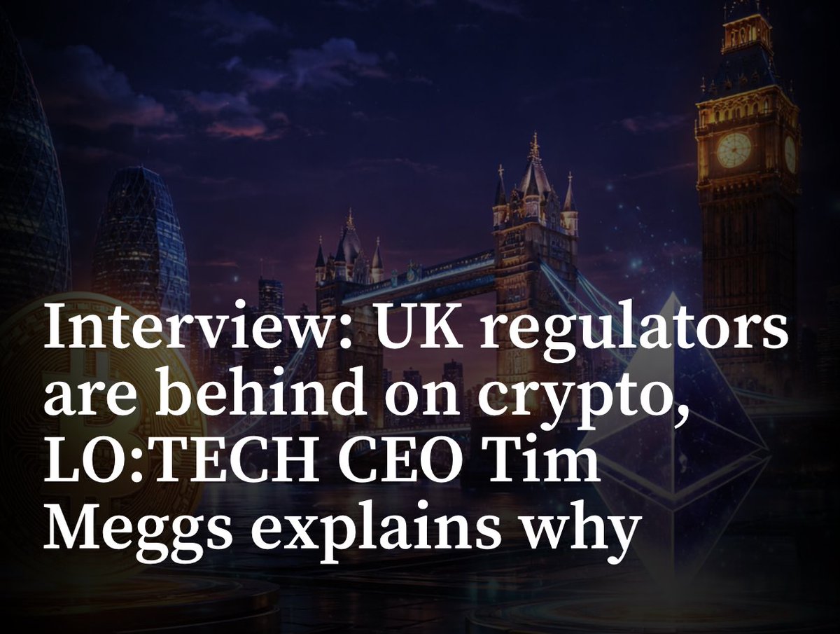 lo_tech's tweet image. UK crypto regulation: too little, too late?
Our CEO @TimMeggs spoke with @Dev_esh0 at @InvezzPortal on why London is losing the crypto hub race while Singapore and Portugal win on tax efficiency.